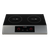 CookTek HRF-9500-SS25-1 2 Burners Portable Design with Stainless Steel Housing Freestanding Induction Cooktop - 200-240 Volts