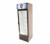 Bison BGM-8 8.7 Cu. Ft. One-Section Black Exterior Reach-In Glass Door Refrigerator - 115 Volts 1-Phase
