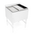 John Boos UBIBL-2130-BWH 30"W x 21"D Stainless Steel with Bottle Well Holder Slim-line Underbar Ice Bin/Cocktail Unit Lid