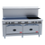 Royal Range RDR-G72-C-NG 72" W Natural Gas Delux Series Restaurant Range - 185,000 BTU