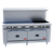 Royal Range RDR-4G48-CC-NG 72" W 4 Burners Natural Gas Delux Series Restaurant Range - 255,000 BTU