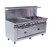 Royal Range RR-6G36-NG 72" W 6 Burners Natural Gas Restaurant Range - 310,000 BTU