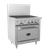 Royal Range RR-36RB-126 36" W Stainless Steel 1 Charbroiler and 1 Standard Oven Natural Gas Restaurant Range - 125,000 BTU