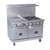 Royal Range RR-4G24-126C-LP 48" W Stainless Steel 4 Open Burners, 1 Griddle, 1 Convection Oven, and 1 Cabinet Liquid Propane Restaurant Range - 190,000 BTU