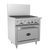 Royal Range RR-36RB-126 36" W Stainless Steel 1 Charbroiler and 1 Standard Oven Liquid Propane Restaurant Range - 125,000 BTU