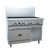 Royal Range RR-48RB-126C-NG 48" W Stainless Steel 1 Charbroiler, 1 Convection Oven, and 1 Cabinet Natural Gas Restaurant Range - 150,000 BTU