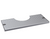 Krowne KDT-10X21S 21" W x 10" D Brushed Stainless Steel Drip Tray with Notch