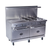 Royal Range RRE-6GT24 60" W Stainless Steel 6 Round Hotplates, 1 Griddle, and 2 Standard Ovens Electric Restaurant Range - 208 Volts