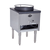 Royal Range RMJ-13 30" High x 13" Dia. Ring Stainless Steel 18 Tip Non-Clog Burner 21" Deep Base Liquid Propane Wok Range - 125,000 BTU