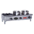 Royal Range ORHP-336 36" W Stainless Steel Countertop 3 Burners Side by Side Natural Gas Flex-System Wok Range - 90,000 BTU