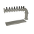 Glastender PC-8-MFR 35" W Stainless Steel Countertop Pipe Cantilever Draft Dispensing Tower