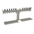 Glastender PT-12-MFR 12 Stainless Steel Faucets Mirror Finish Glycol-Cooled 1 Column Pipe Tee Draft Dispensing Tower