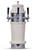 Glastender RBT-3-MFR 3 Stainless Steel Faucets Mirror Finish Ceramic Glycol Cooled Roman Draft Dispensing Tower