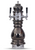 Glastender BFT-3-PBR 3 Stainless Steel Faucets Brass Finish Ceramic Insulated Copper Glycol Loop Black Forest Draft Dispensing Tower