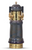 Glastender RCT-2-PBR 2 Stainless Steel Faucets Ceramic Glycol Cooled Countertop Rembrandt Draft Dispensing Tower