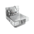 Glastender WH-14 14" W Stainless Steel Wall Mount Faucet included Hand Sink