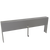 Glastender SSRC-35 35" W Stainless Steel Single Speed Rail Locking Cover