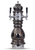Glastender BFT-3-MFR 3 Stainless Steel Faucets Mirror Finish Ceramic Insulated Copper Glycol Loop Black Forest Draft Dispensing Tower