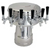 Glastender MT-4-PB 13" W Stainless Steel Mushroom Draft Dispensing Tower