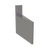 Glastender CIWB-10 6" W Stainless Steel No Legs Underbar Inside Wedge Corner Fillerboard