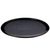 Service Ideas TR1614RIBX 16" W Black Round Removable Insert Non-Slip Tray