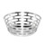 Service Ideas SB-63 12" W Stainless Steel Round Fruit Bowl