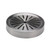 Service Ideas DT6BS Stainless Steel Round 2-Piece Drip Tray
