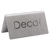 Service Ideas 1C-BF-DECAF-MOD 1.5" H Metal "Decaf" Beverage ID Tent