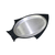 Service Ideas FP1BLAC 14.25" W Black Polyester Underliner Aluminum Complete Set Thermo-Plate Fish Platter