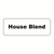 Service Ideas MT1HB Rectangular Magnetic "House Blend" MagneTag