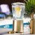 Service Ideas CBDRT3VGSS 3 Gal. Clear Tritan Container Single Metallic Elements Beverage Dispenser