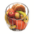 Service Ideas BKTA Polished Finish Tall Cornucopia Basket