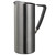 Service Ideas X7025BSDTV2 64.24 Oz. Dark Tungsten Stainless Steel with Ice Guard Slim Water Pitcher