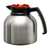 Service Ideas BNP19DL Orange Handle Stainless Steel Brew 'N' Pour Carafe