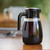 Service Ideas SY916BL 16 Oz. Black Plastic Syrup Saver Syrup/Topping Dispenser