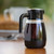 Service Ideas SY916BL 16 Oz. Black Plastic Syrup Saver Syrup/Topping Dispenser