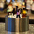 Service Ideas PT2BSDT 1.5 Gal. Stainless Steel Round Metallic Elements Party Tub