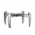Service Ideas URN50VLEGMD 11.25" W Polished Stainless Modern Base with Legs for URN50 Series
