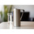 Service Ideas X7025BSV2 64 Oz. Brushed Stainless Steel with Ice Guard Slim Water Pitcher