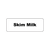 Service Ideas MT1SM Rectangular Magnetic "Skim Milk" MagneTag