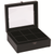 Service Ideas TB006 Black Beechwood 6 Compartments Tea Boxes