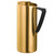 Service Ideas X7025BSVGV2 64.24 Oz. Vintage Gold Stainless Steel with Ice Guard Slim Water Pitcher