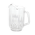Service Ideas PCP60V2 60 Oz. Clear Tritan Co-Poly Blend Pitcher