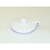 Service Ideas TPLWH 2.25" W White Plastic Teapot Replacement Lid for TS612