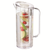 Service Ideas NEPH02-1 1.9 L. Clear SAN Plastic Flavor Infusion Pitcher