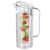Service Ideas NEPH02-1 1.9 L. Clear SAN Plastic Flavor Infusion Pitcher