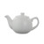 Service Ideas TPCE16WH 16 Oz. White Ceramic English Teapot