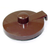 Service Ideas TPLBR 2.25" W Brown Plastic Teapot Replacement Lid for TS612