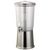 Service Ideas CBDDW3GSS 3 Gal. Clear Container Stainless Steel Base and Lid Beverage Dispenser