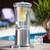 Service Ideas CBDDW3GSS 3 Gal. Clear Container Stainless Steel Base and Lid Beverage Dispenser